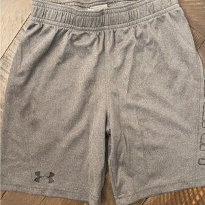 Under Armour Gray Athletic Shorts with Moisture-Wicking Fabric